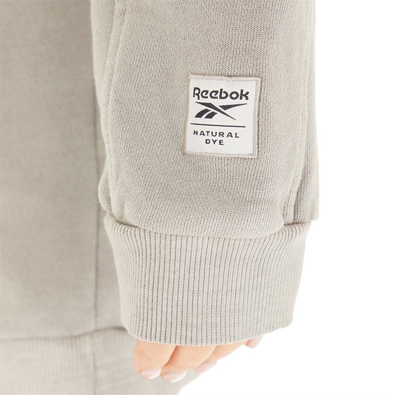 Reebok Classics Womens Classic Natural Dye Sweatshirt Dress Boulder Grey