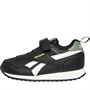 Reebok Classics Infant Reebok Royal Classic Jogger 3 Trainers Core Black/Harmony Green/Acid Yellow