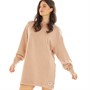 Reebok Classics Womens Classic Natural Dye Crew Neck Dress Wild Brown