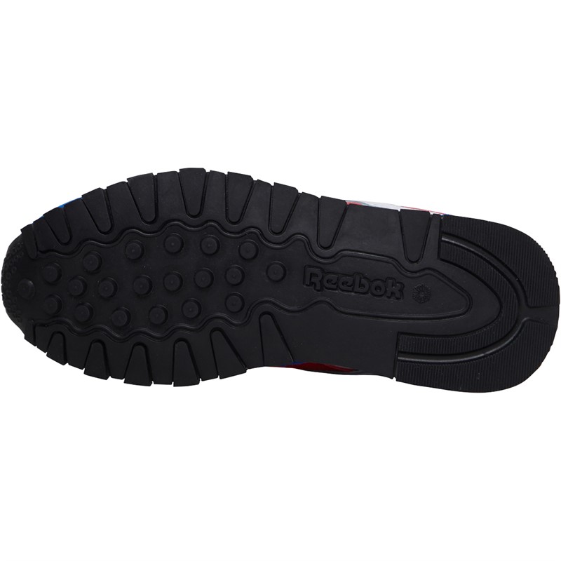 Reebok Classics Boys Classic Leather Trainers Vector Blue/Footwear White/Vector Red