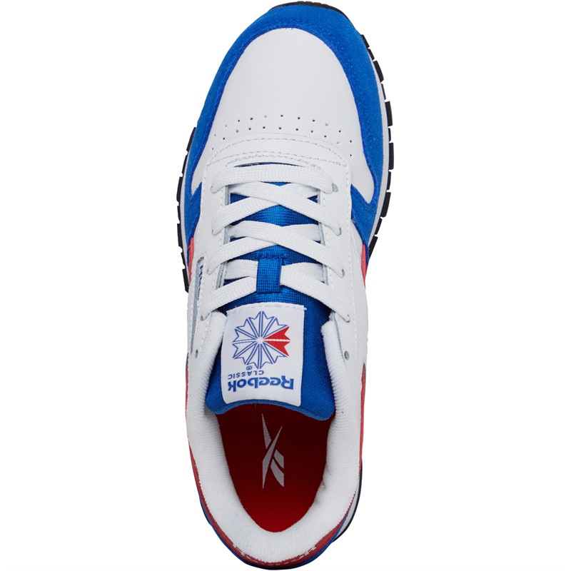 Buy Reebok Classics Boys Classic Leather Trainers Vector Blue/Footwear