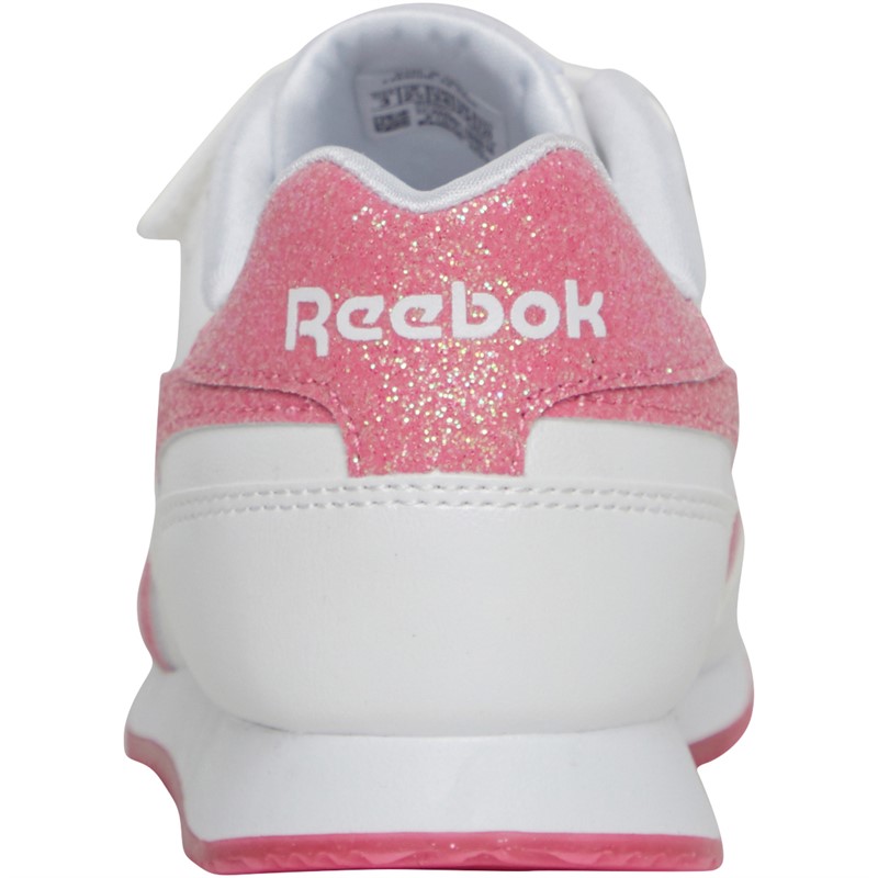 Reebok Classics Girls Reebok Royal Classic Jogger 3 Trainers Footwear White/Footwear White/Atomic Pink