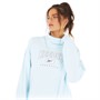 Reebok Classics Womens Freestyle Sweatshirt Glass Blue