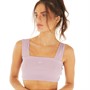 Reebok Classics Womens Classic Wide Strap Bralette Infused Lilac