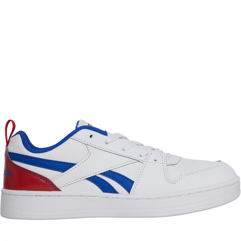 Reebok Classics Junior Boys Reebok Royal Prime 2 2V Trainers Footwear White/Vector Red/Vector Blue