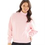 Reebok Classics Womens Classic Sparkle Sweatshirt Pink Glow