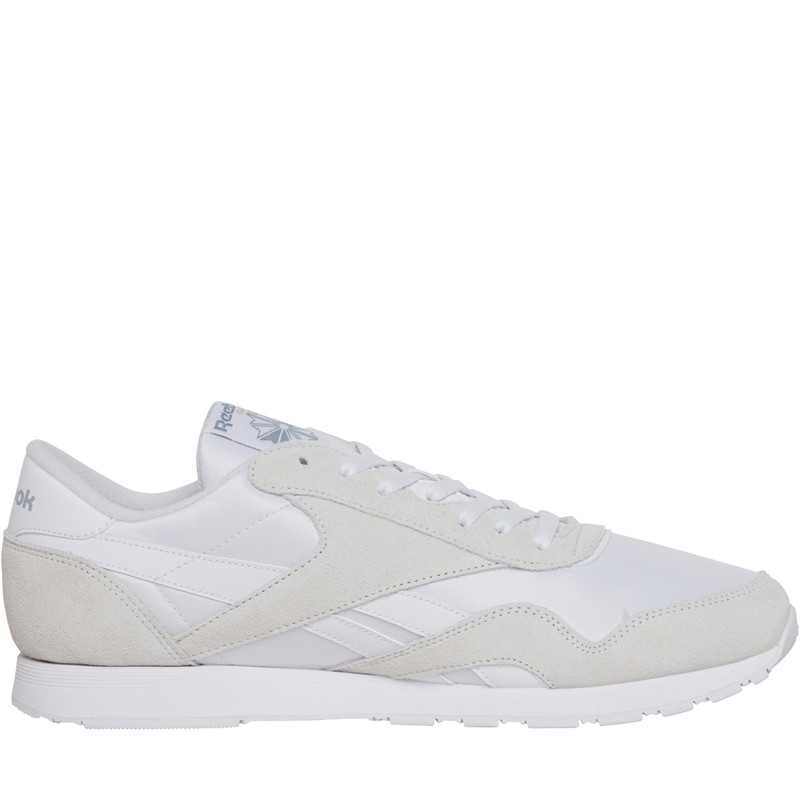 Reebok Classics Mens Classic Nylon Trainers Footwear White/Footwear White/Footwear White