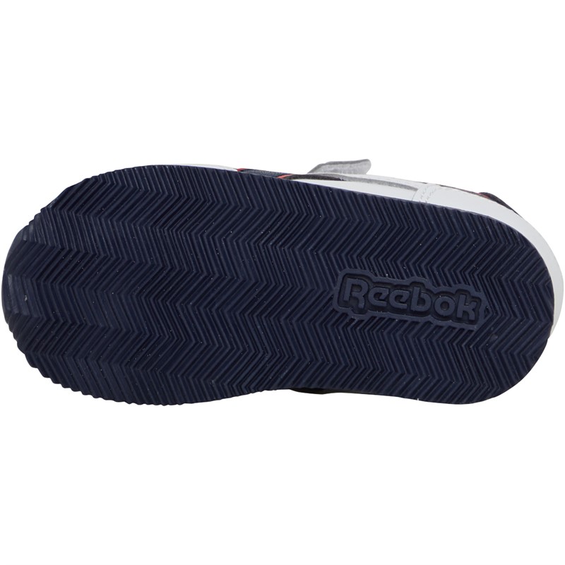 Reebok Classics Infant Boys Reebok Royal Classic Jogger 3.0 V Trainers Footwear White/Vector Navy/Vector Red