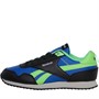 Reebok Classics Junior Reebok Royal Classic Jogger 3.0 Trainers Core Black/Vector Blue/Solar Lime