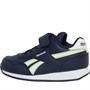 Reebok Classics Infant Boys Reebok Royal Classic Jogger 3.0 V Trainers Vector Navy/Footwear White/Solar Acid Yellow