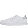 Reebok Classics Womens Reebok Court Advance Trainers White/White/Metallic Silver