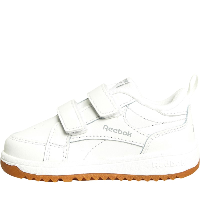 Buy Reebok Classics Infant Weebok Clasp Low Trainers White White Pure Grey