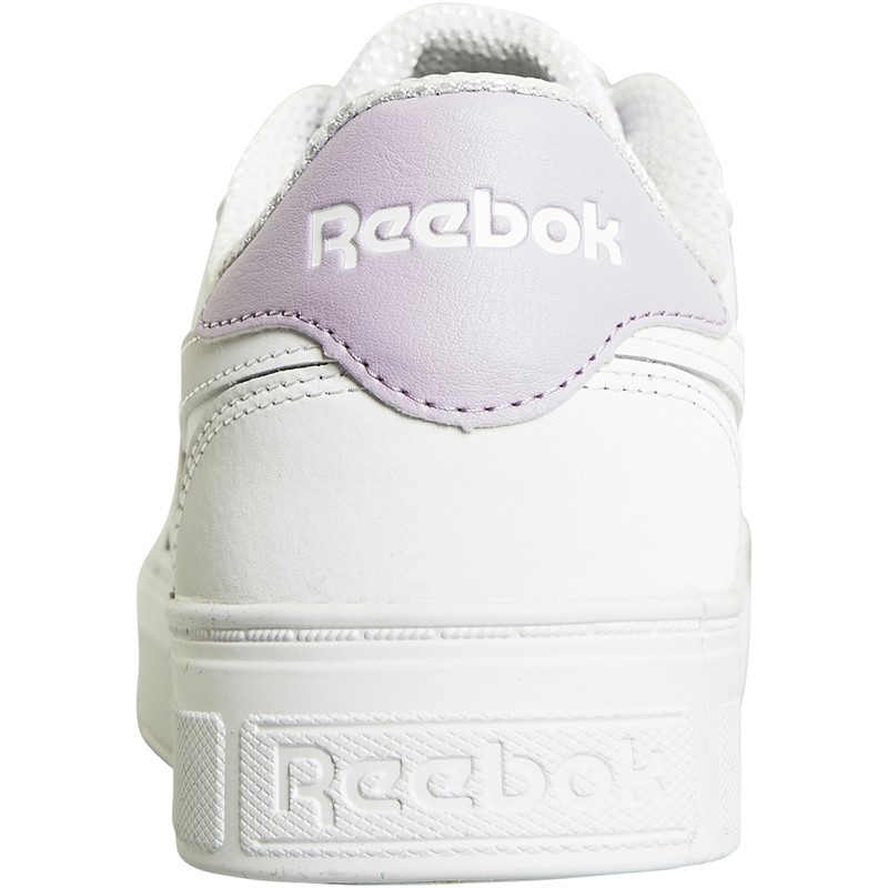 Reebok Classics Womens Reebok Court Advance Trainers White/Pure Oasis/Pixel Pink