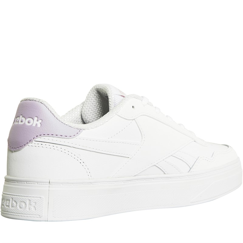 Reebok Classics Womens Reebok Court Advance Trainers White/Pure Oasis/Pixel Pink