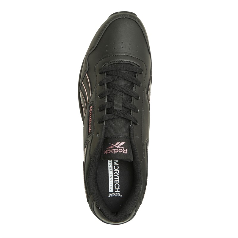 Reebok Classics Reebok Glide Ripple Trainers Core Black/Rose Gold