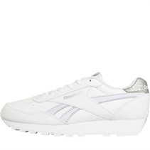 Reebok Classics Womens Reebok Rewind Run Trainers White/Lucid Lilac/Silver Metallic