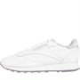 Reebok Classics Womens Classic Leather Trainers White/White/Purple Oasis