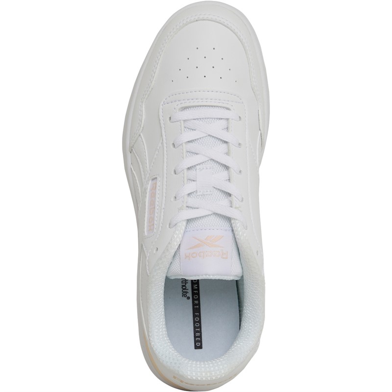 Reebok Classics Dames Reebok Court Advance Sneakers Hvid/Muligvis Pink/Hvid