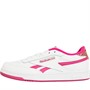 Reebok Classics Junior Girls Club C Revenge Trainers White/Laser Pink/Gold Metallic