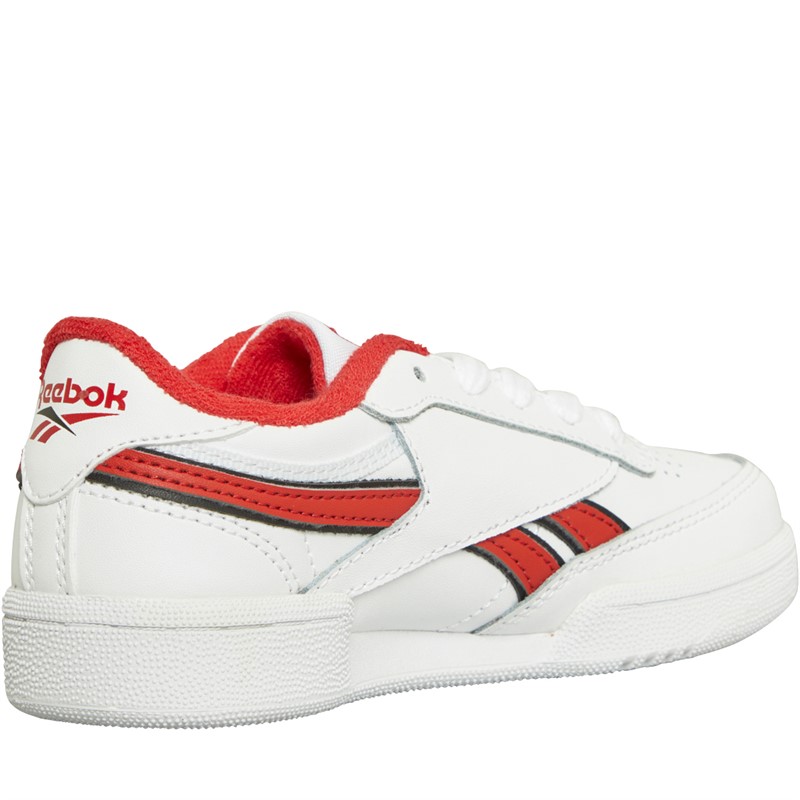 Reebok Classics Kids Club C Revenge Trainers Vector Red/White/Core Black