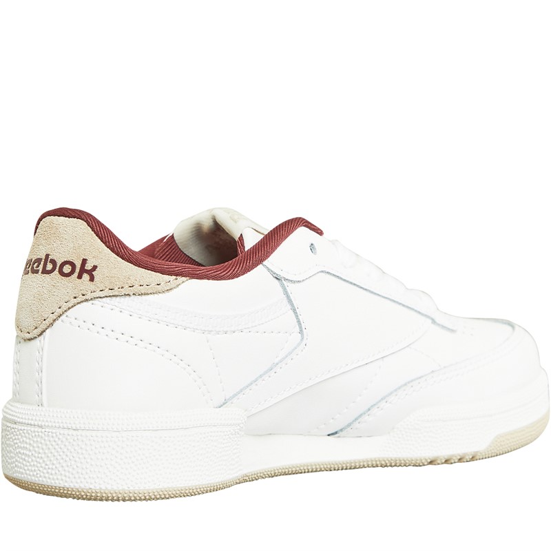 Reebok Classics Kids Club C Trainers Chalk/Stucco/Footwear White