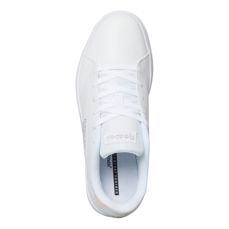 Reebok Classics Womens Reebok Royal Complete Sport Trainers White/Silver Metallic/White