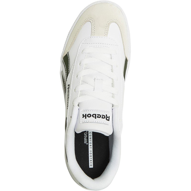 Reebok Classics Reebok Smash Edge S Trainers White/Core Black/Varsity Green