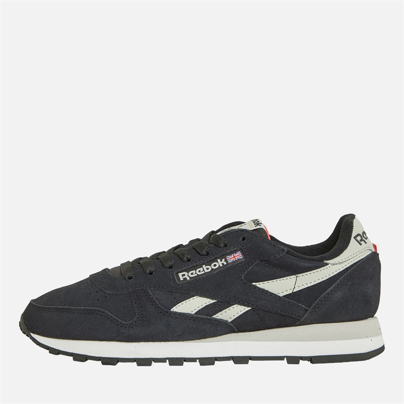 Reebok Classics Klassiske Læder Sneakers Sort/Stålgrå/Kirsebær