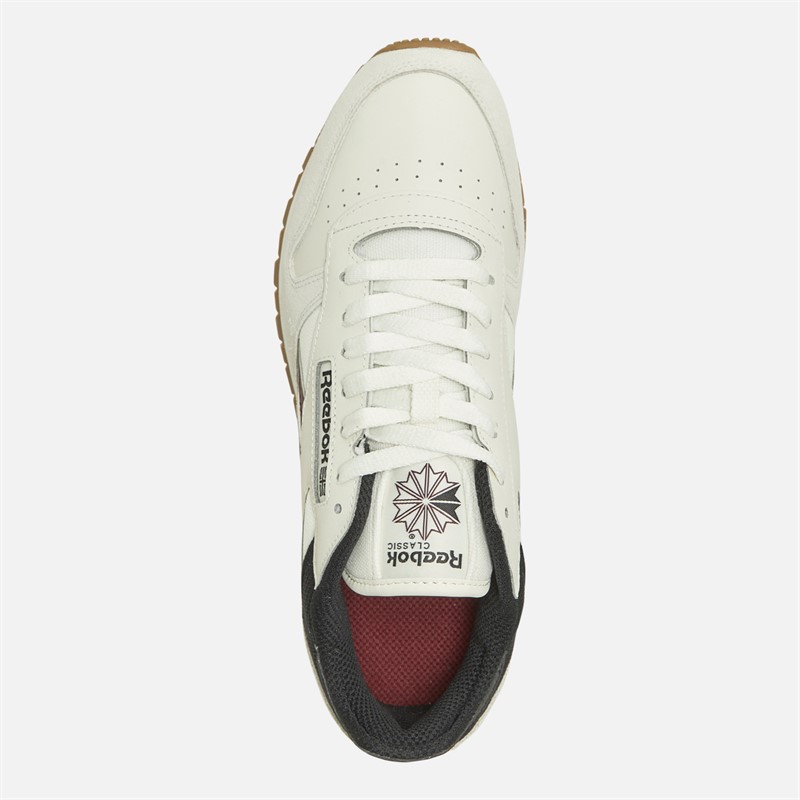 Reebok Classics Klassiske Læder Træningssko Kridt/Klassisk Maroon/Core Black