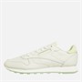 Reebok Classics Damenschuhe Klassische Leder Sneaker Kreide / Kreide / Citrus Glow