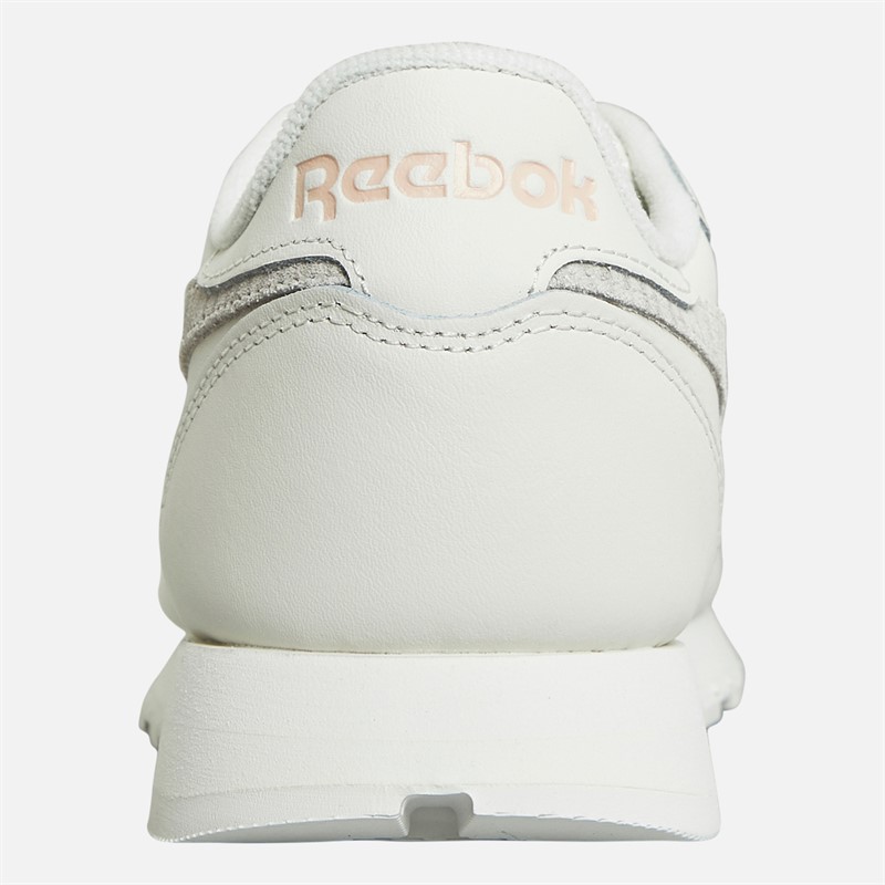 Reebok Classics Dames Klassiske Læder Træningssko Kridt/Kridt/Muligvis Pink