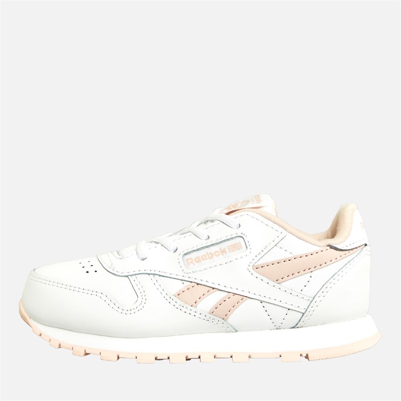 Reebok Classics Baskets en cuir bébé Fille Blanc/Rose/Blanc