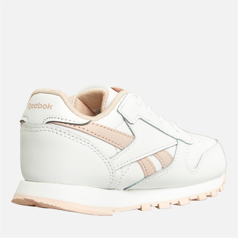 Reebok Classics Baskets en cuir bébé Fille Blanc/Rose/Blanc