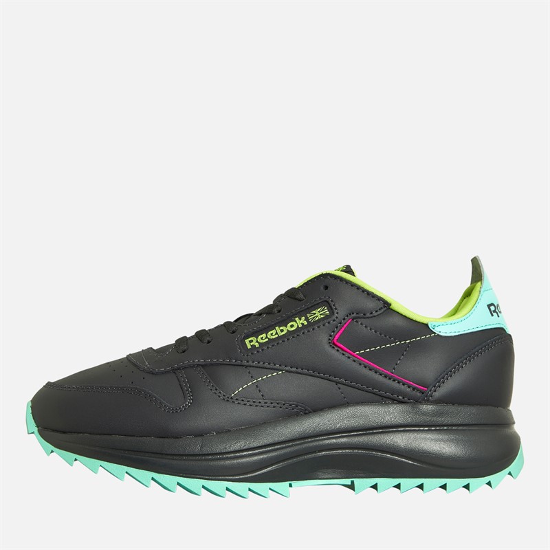 Reebok Classics Damen Classic Leder SP Extra Sneaker Grau/Grau/Laser Lime