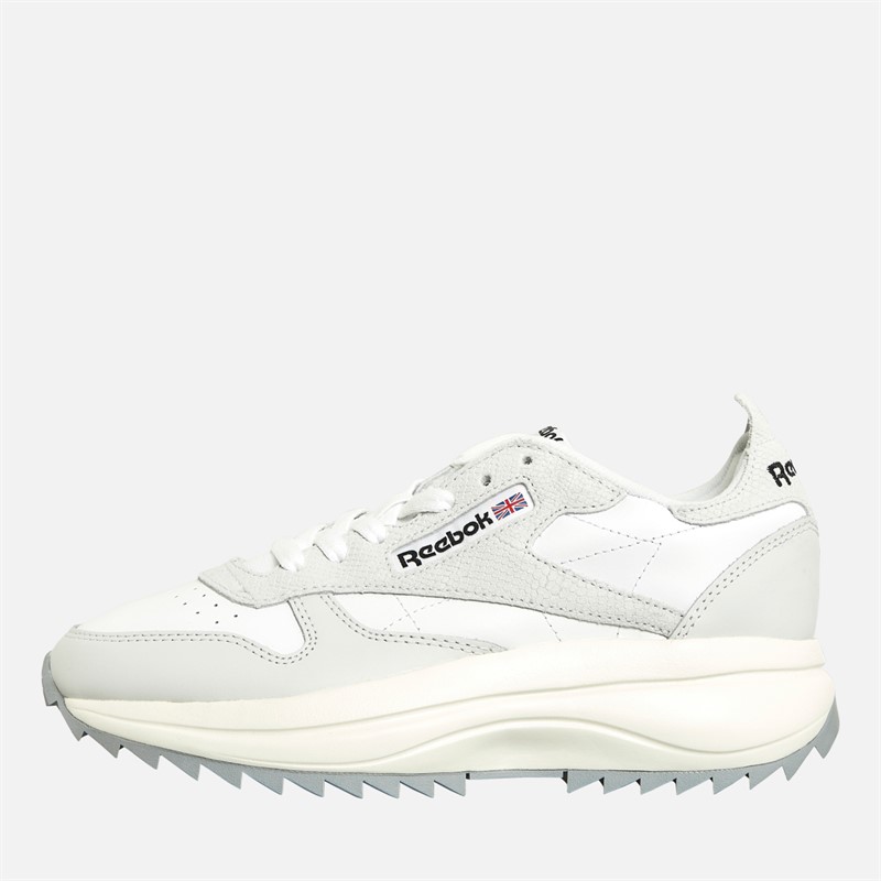 Reebok Classics Baskets classiques en cuir Femme Blanc/Gris froid/Gris froid