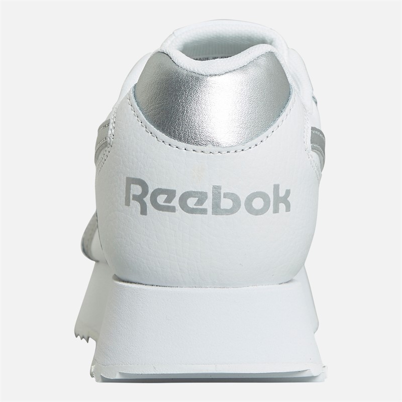 Reebok Classics Dame Glide Ripple Træningssko Hvid/Hvid/Sølv Metallic