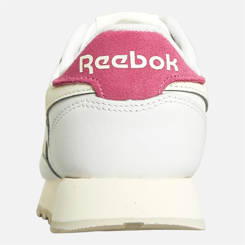 Reebok Classics Junior Sneaker Klassisch Leder Kreide / Vintage Kreide / Halbes Stolz Rosa