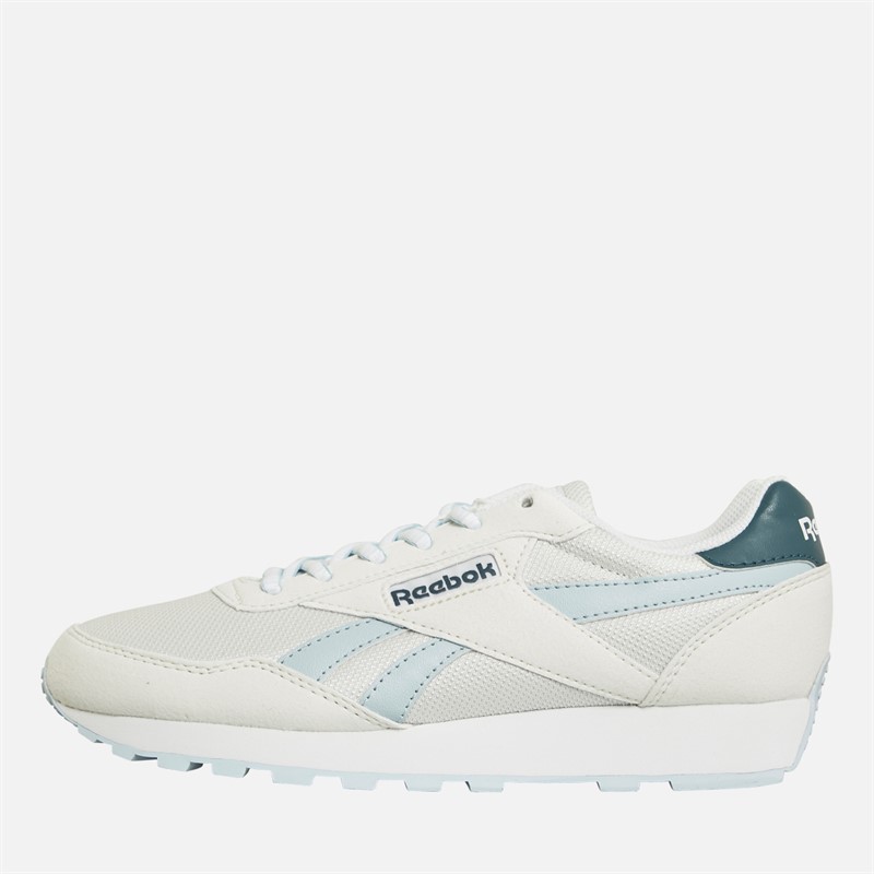 Reebok Classics Damen Rewind Run Sneaker Schuhe WeiB Feel Good Blau Hoops Blau