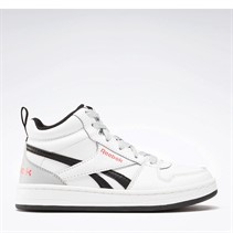 Reebok Classics Junior Boys Reebok Royal Prime Mid 2.0 Trainers Footwear White/Core Black/Neon Cherry