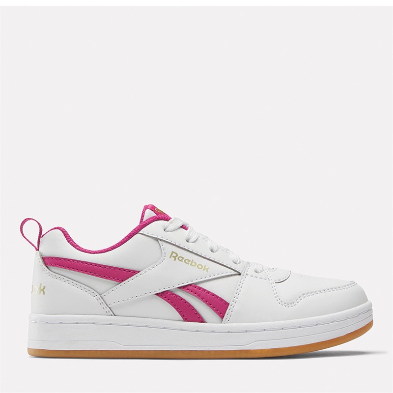 Buy Reebok Classics Junior Girls Reebok Royal Prime 2.0 Trainers White Seprpi Gold Metallic