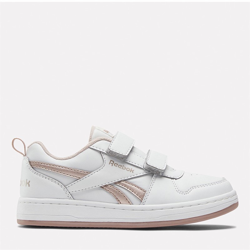 Reebok Classics Girls Reebok Royal Prime 2.0 2V Trainers Footwear White/Rose Gold/Footwear White