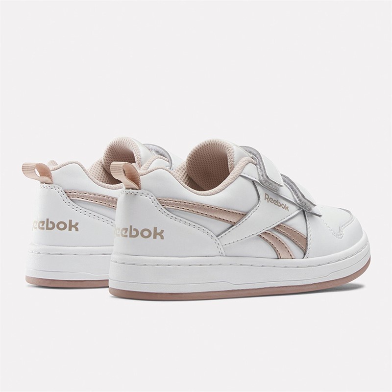 Reebok Classics Girls Reebok Royal Prime 2.0 2V Trainers Footwear White/Rose Gold/Footwear White