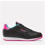 Reebok Classics Junior Girls Reebok Royal Classic Jogger 3.0 Trainers Core Black/Laser Pink/Digital Blue