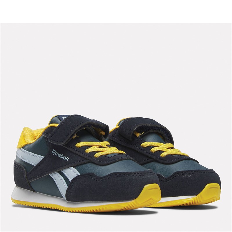 Reebok Classics Infant Reebok Royal Classic Jogger 3.0 1v Trainers Vector Navy/Hoops Blue/Team Yellow