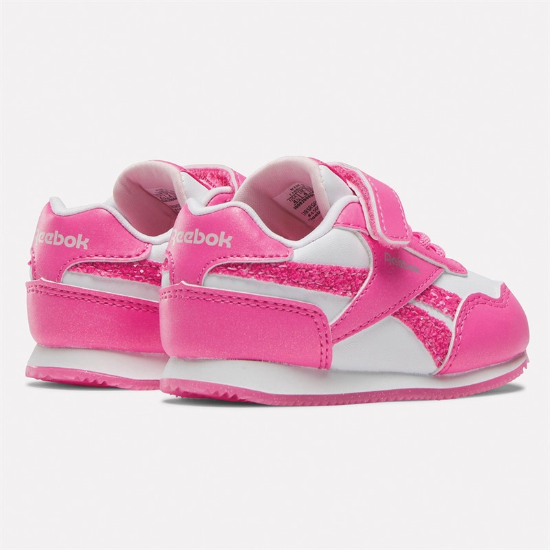 Buy Reebok Classics Infant Girls Reebok Royal Classic Jogger 3.0 1v Trainers True Pink Footwear White Pink