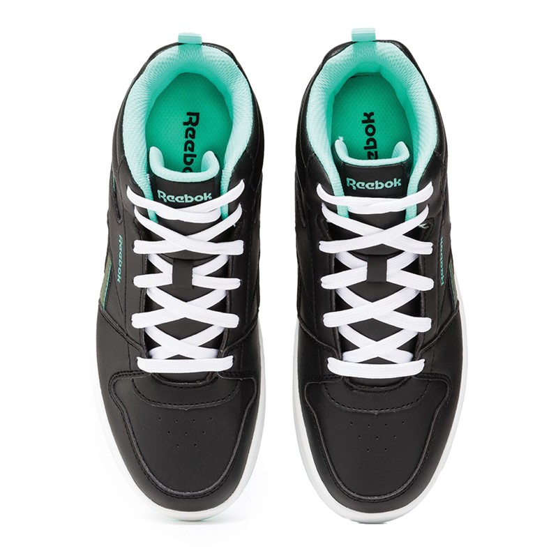 Reebok Classics Chaussures Reebok Royal Prime Mid 2.0 Fille Junior Noir Core/Menthe Cyber/Vert Université