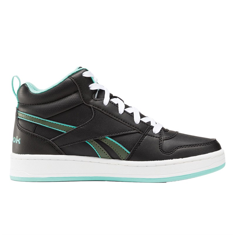 Reebok Classics Chaussures Reebok Royal Prime Mid 2.0 Fille Junior Noir Core/Menthe Cyber/Vert Université