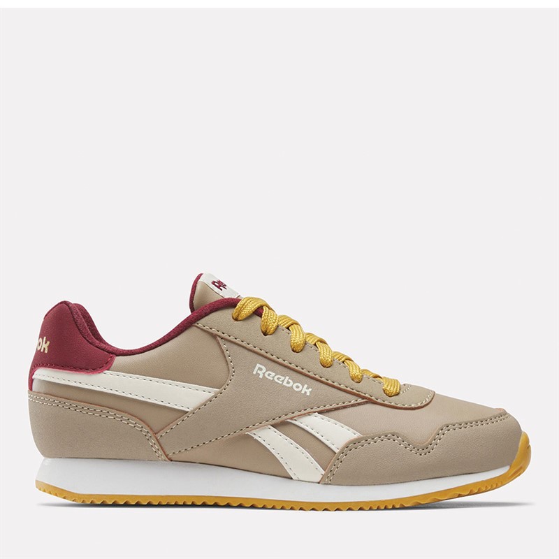 Reebok Classics Junior Reebok Royal Classic Jogger 3.0 Sneaker Boulder Beige Classic Burgundy Retro Gold