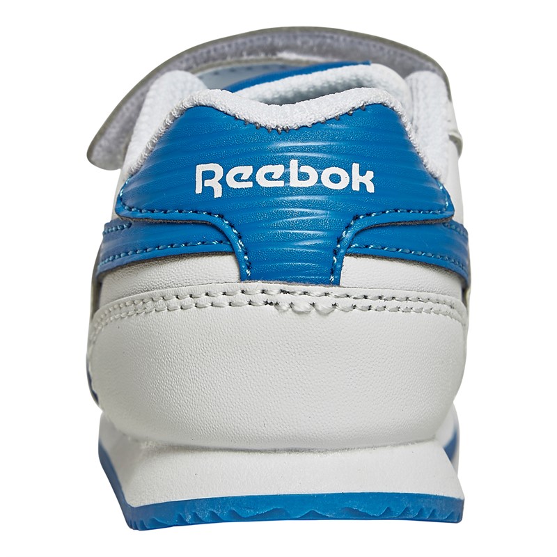 Reebok Classics Infant Reebok Royal Classic Jogger 3.0 1V Trainers White/Kinetic Blue/Kinetic Blue