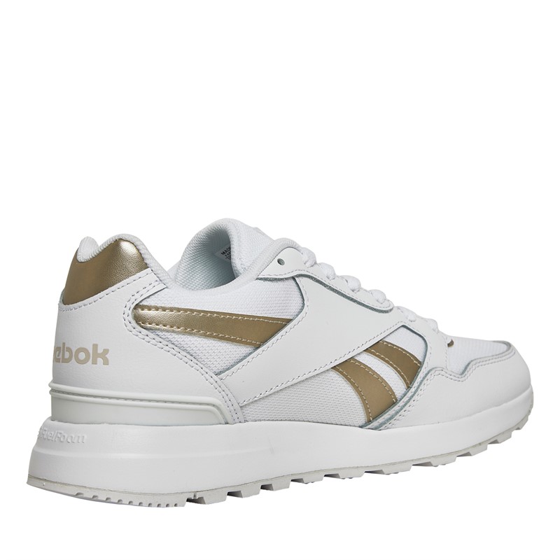 Reebok Classics Womens Reebok GL1000 Trainers White/Pink Stucco/White